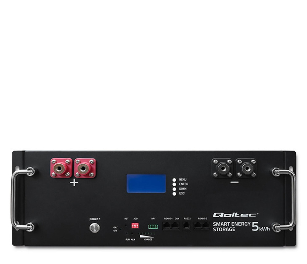 Qoltec Magazyn energii LiFePO4 do RACK 5.12kWh 51.2V 100Ah - 1330711 - zdjęcie 3